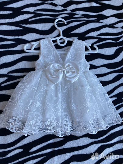 Нарядное платье для девочки 62 68