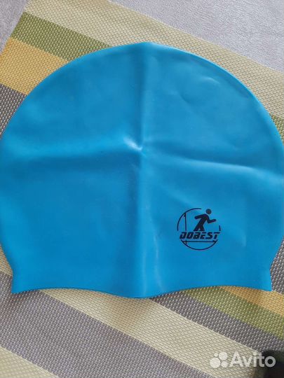Резиновая шапочка для бассейна