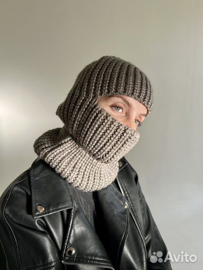 Шапка балаклава женская