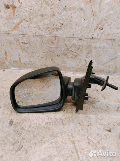 Зеркало левое механическое Renault Logan