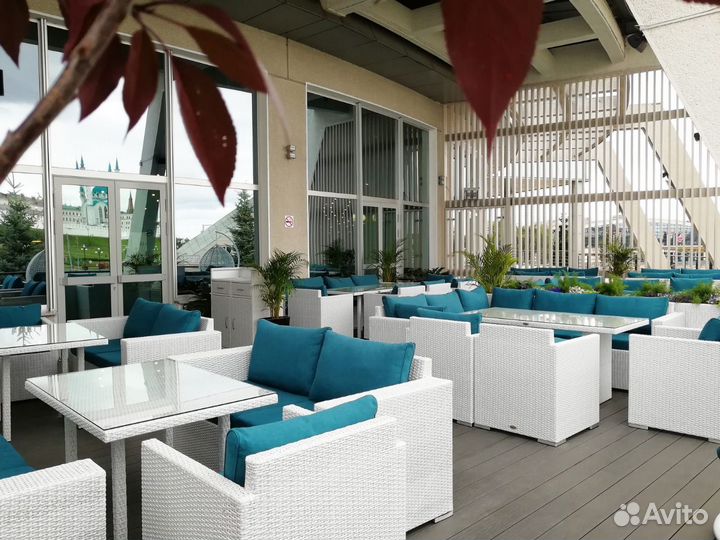 Мебель из ротанга для кафе и ресторанов