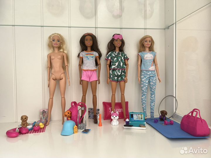 Барби гимнастка релакс грезы спорт barbie