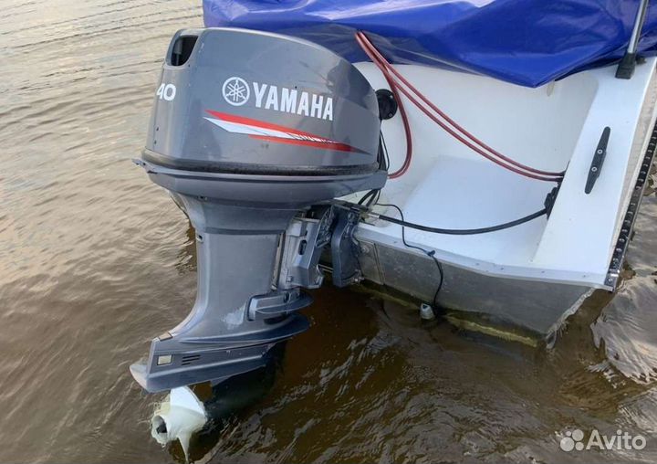 Лодка Сибирь 460, мотор Yamaha 40XWS, прицеп