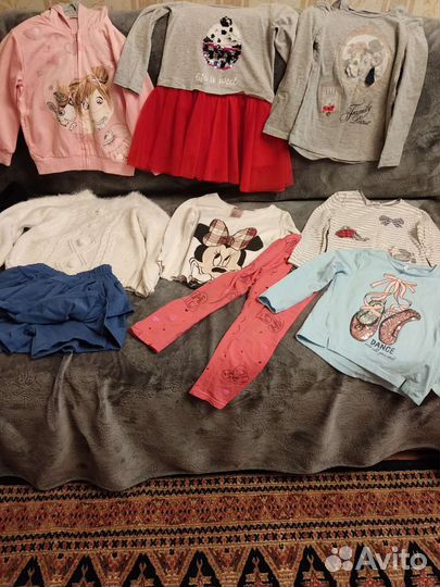 Вещи пакетом для девочки 110-116