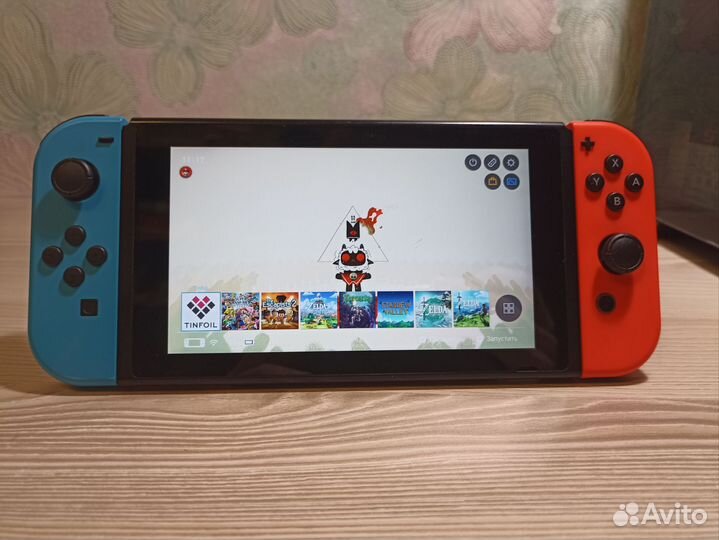 Nintendo switch прошитая + игры
