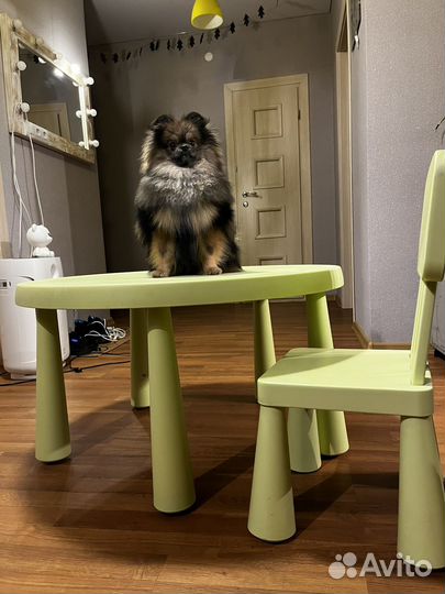 Детский стол и стул икеа, IKEA