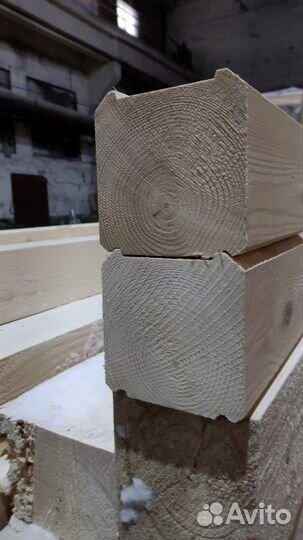 Брус профилированный 200х100х6000