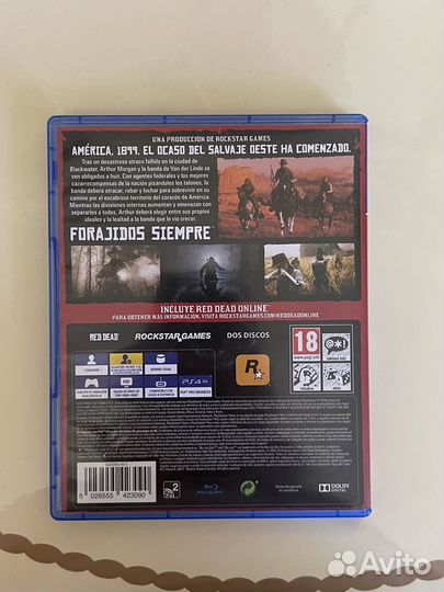 Red dead redemption 2 ps4 диск