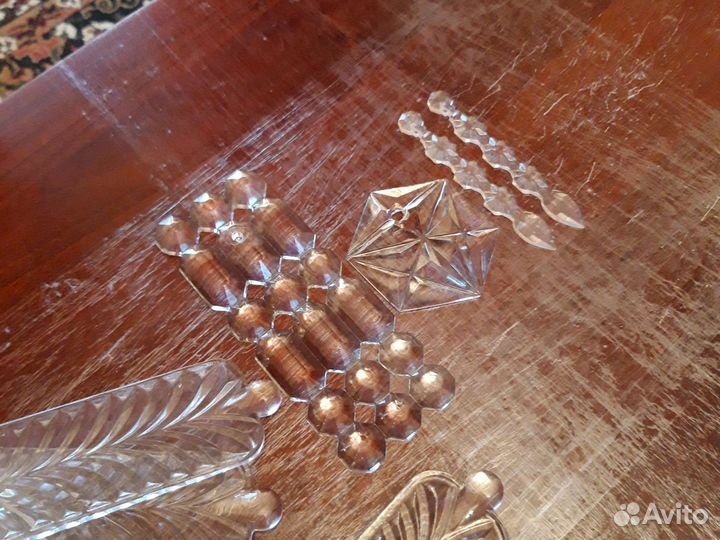 Хрустальные подвески для люстры СССР