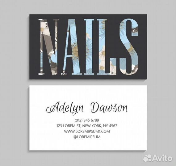 Макет визитки, сертификата, листовки и т.д