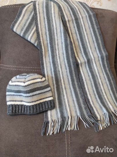 Комплект шапка и шарф женский
