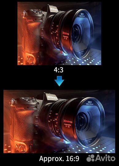 Адаптер Sirui 1.25x Anamorphic adapter