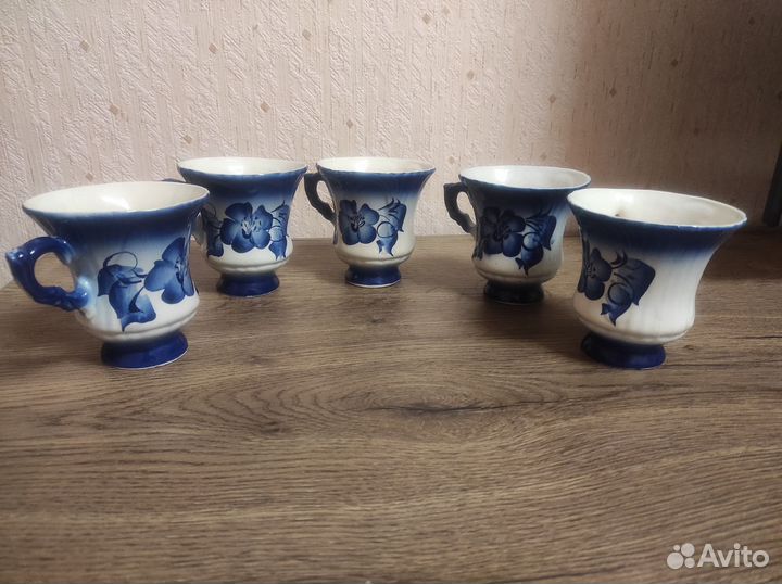 Чайные чашки набор из 5штук