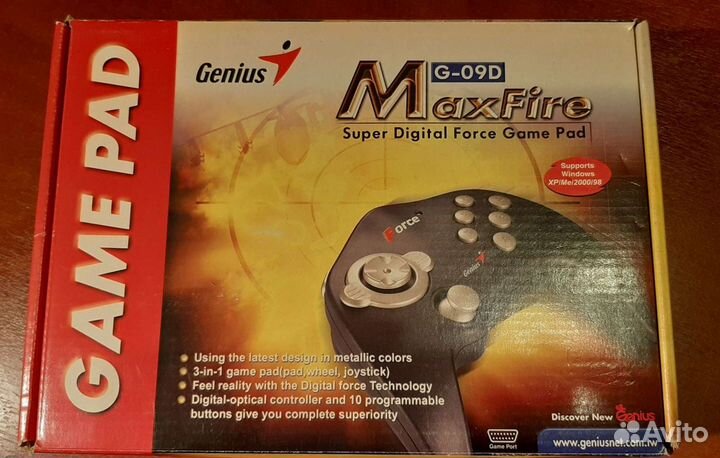Джойстик Genius MaxFire Digital Force G-09D