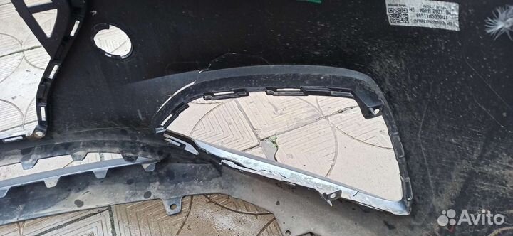 Бампер на hyundai solaris