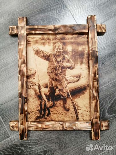 Выжигание картин на дереве по фото