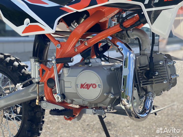 Питбайк kayo basic tt125ea (полуавтомат)