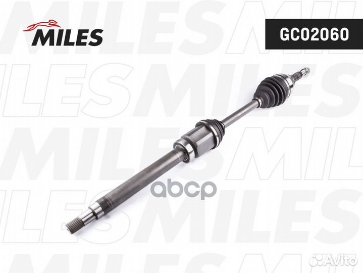 Привод в сборе ford transit connect 1.8D 02- пр