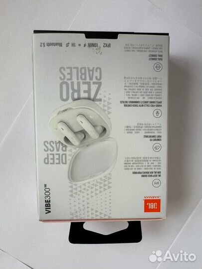 JBL Vibe 300 (jblv300twswhteu) White наушники Один