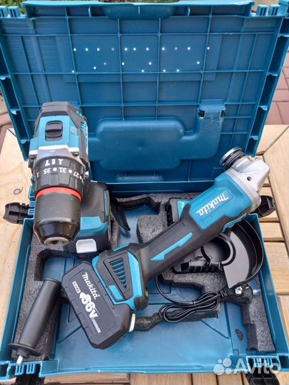 Шуруповёрт и Ушм болгарка makita набор 2в1.Новый