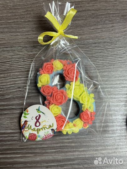 Сувениры к 8 марта из мыла ручной работы