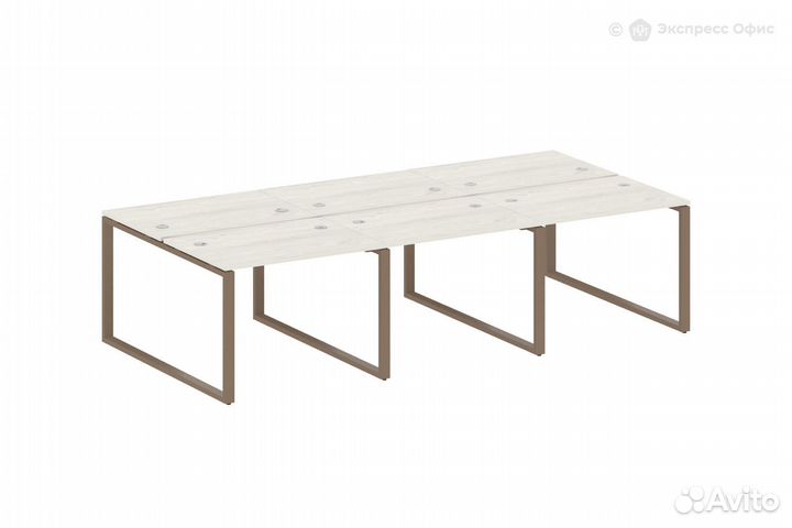 Стол-бенч двойной Metal system style бо.см-6.1