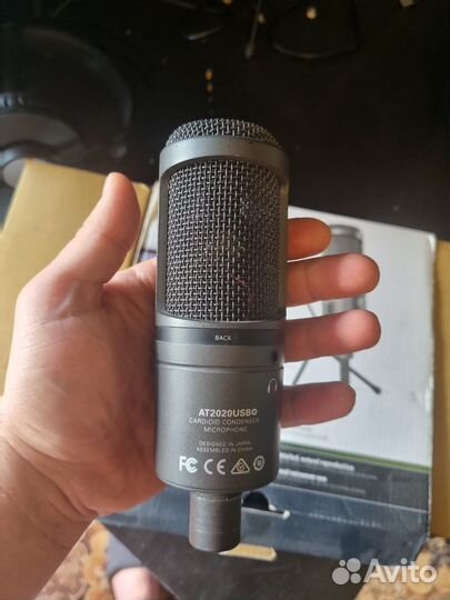 Конденсаторный микрофон AT2020 USB+ audio-technica