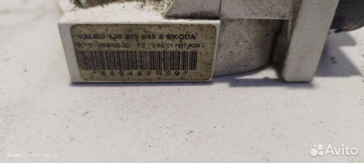 Блок управления печки/климат-контроля Skoda