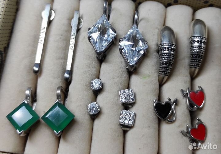 Серебряные серьги