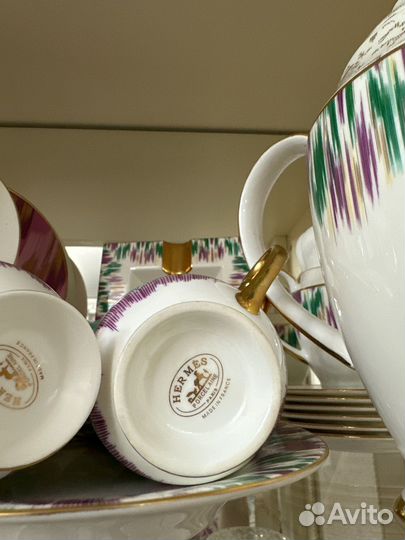 Набор столовой посуды на 6 персон костеной фарфор