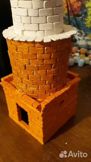 Гипсовый конструктор из кирпичиков