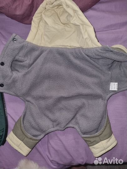 Зимний комбинезон для маленькой собаки