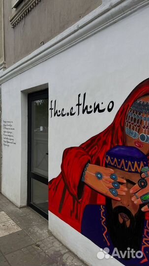 Роспись стен и витрин