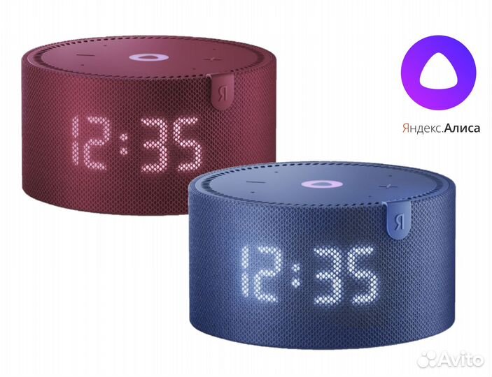 Новые Яндекс Станции Мини с часами