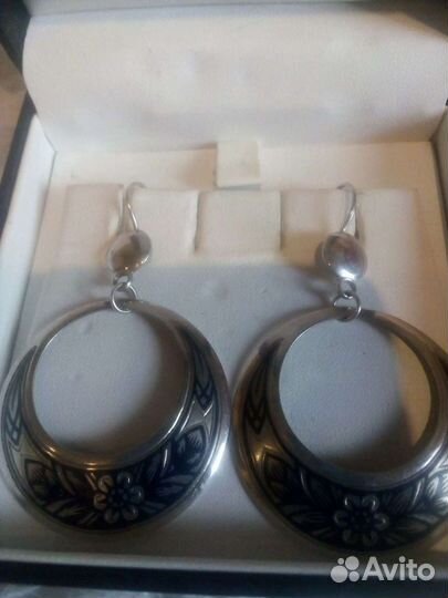 Серебряные серьги