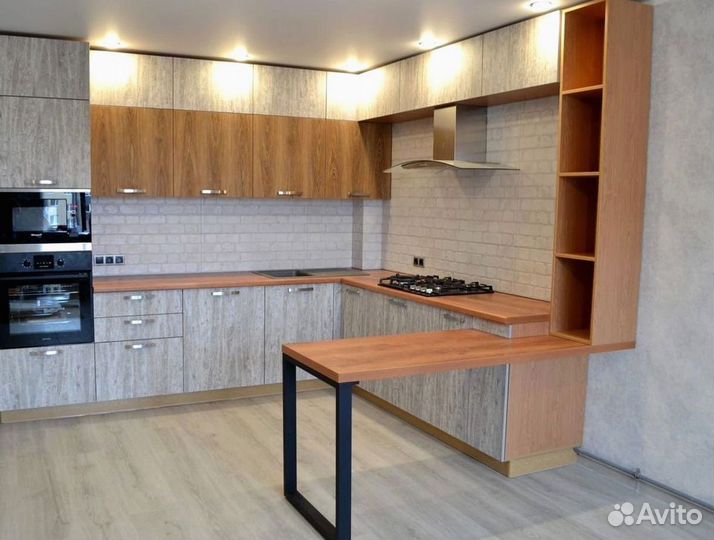 Современная кухня на заказ мдф фасады