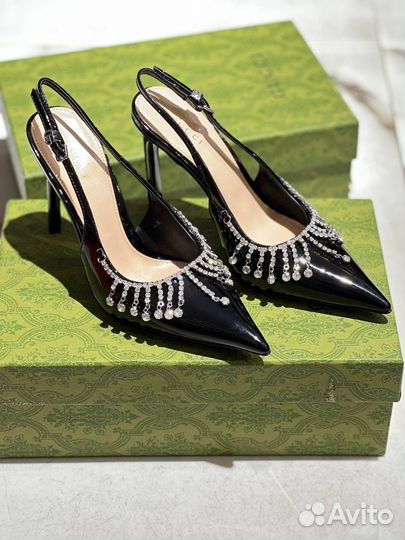 Туфли босоножки gucci женские 2 цвета