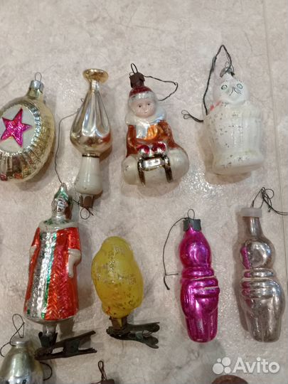 Елочные игрушки СССР