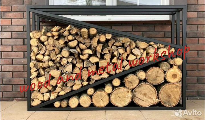 Дровница уличная