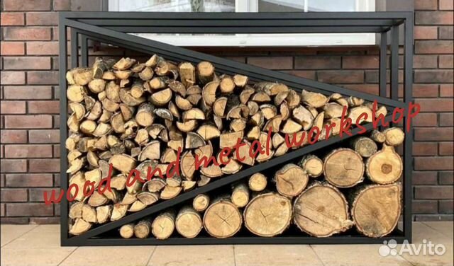 Дровница уличная