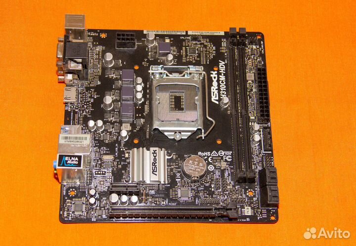 Материнская плата 1151v2 ASRock H310CM-HDV