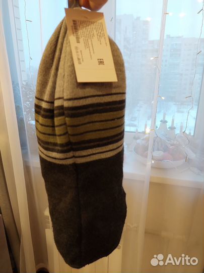 Шапка шлем зимний на 4- 6 лет