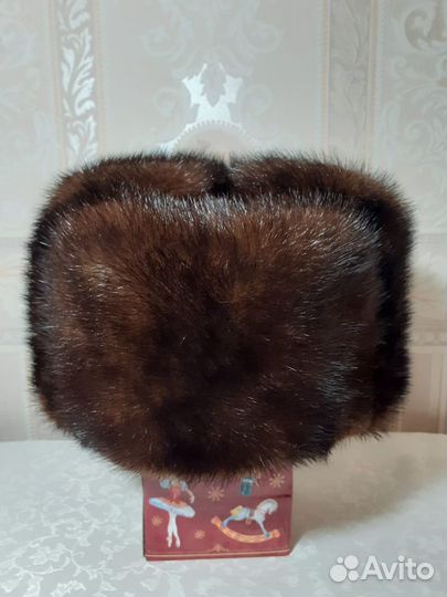 Шапка женская норковая обманка 56-57