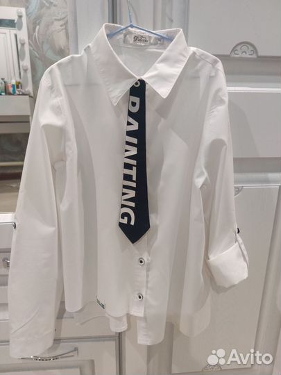 Школьная рубашка на девочку