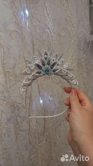 Ободок снежинка