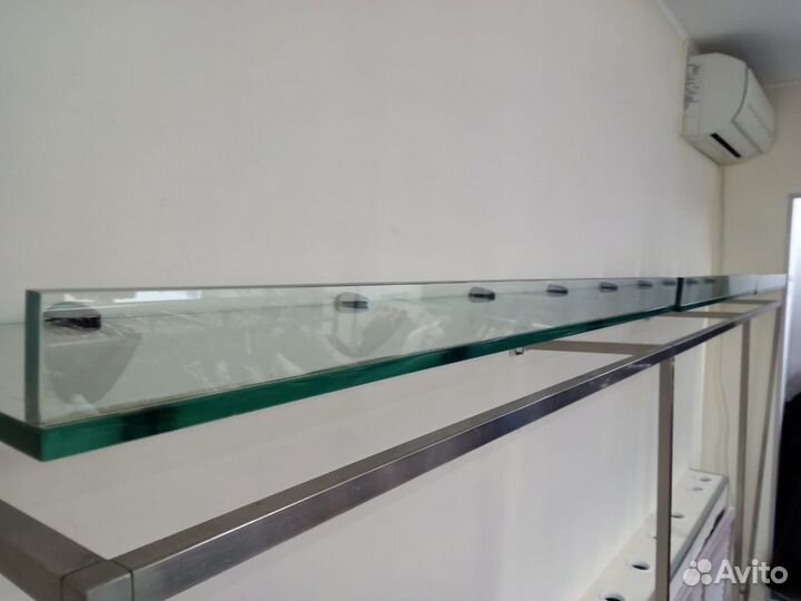 Полка навесная стекло толщ 1см