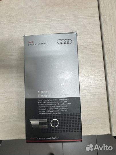 Оригинальная насадка на выхлопную трубу Audi A3