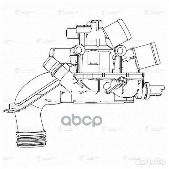 Термостат в сборе для а/м PSA 308 (11) /C4 (10