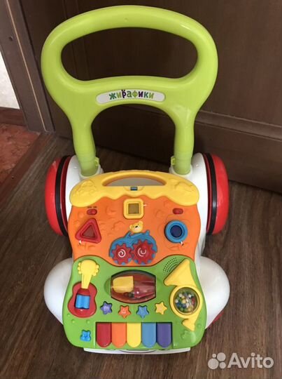 Каталка-ходунки Жирафики Суперкар