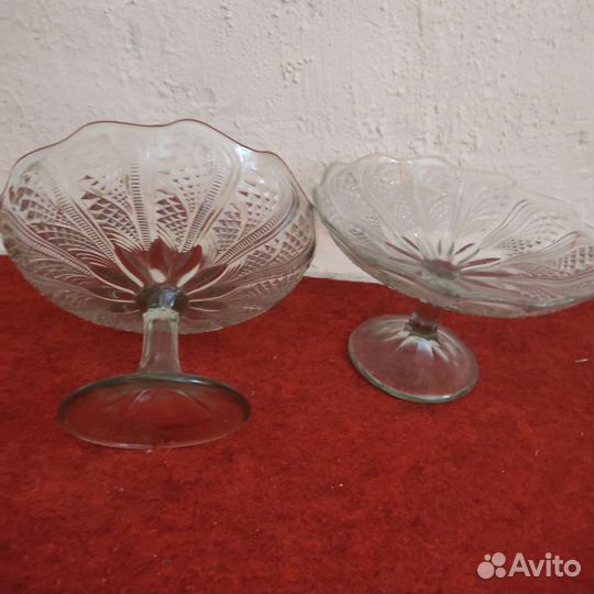 Хрустальная фруктовница